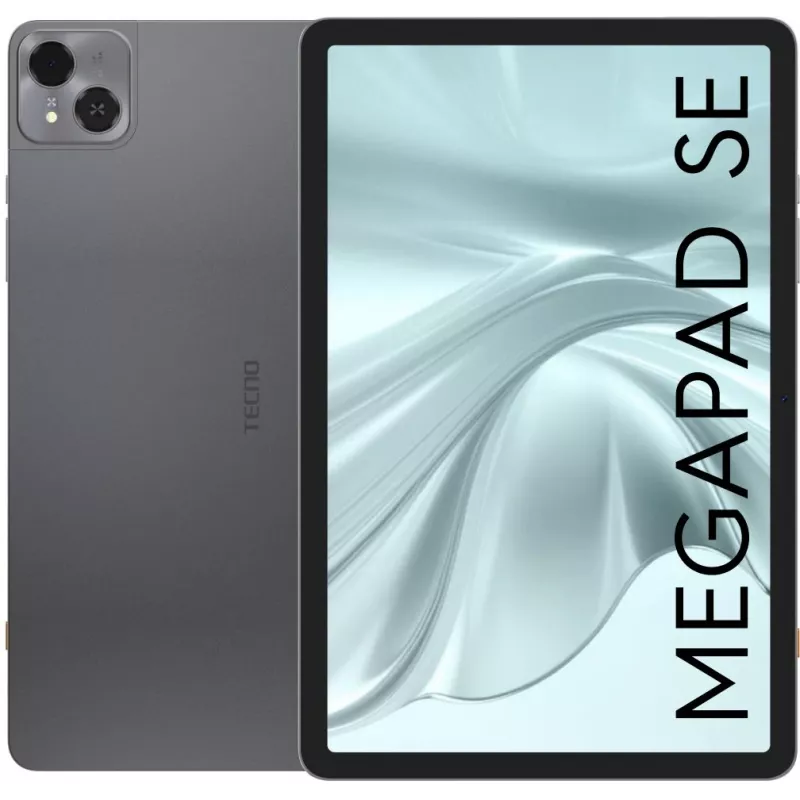 Планшет Tecno MegaPad 11 SE T1102 685 (2.8) 8C RAM8Gb ROM128Gb 10.95" IPS 1920x1200 4G Android 15 серый 8Mpix 5Mpix BT WiFi microSD 1Tb 8000mAh 1776hrs
