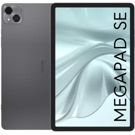 Планшет Tecno MegaPad 11 SE T1102W 685 (2.8) 8C RAM4Gb ROM128Gb 10.95" IPS 1920x1200 Android 15 серый 8Mpix 5Mpix BT WiFi microSD 1Tb 8000mAh 1776hrs