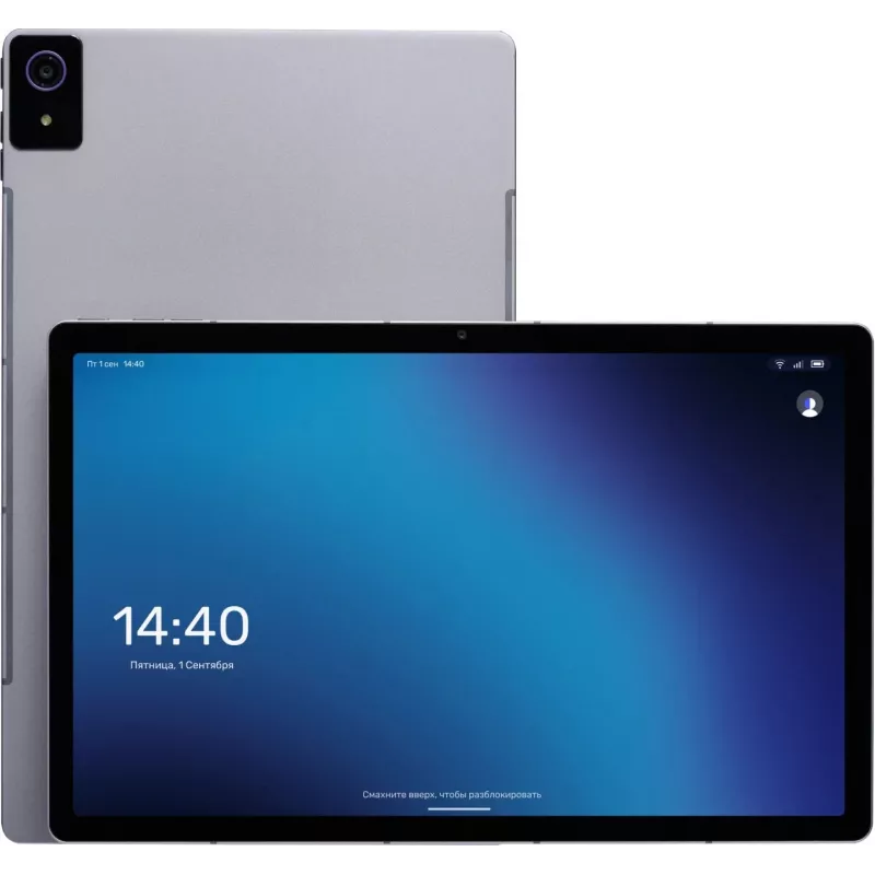 Планшет Kvadra TS11.1B2 (РСЕН.466229.001-01) (2.4) 8C RAM6Gb ROM128Gb 10.95" IPS 2000x1200 4G KvadraOS серый 13Mpix 5Mpix BT WiFi microSD 256Gb 9000mAh 8hr
