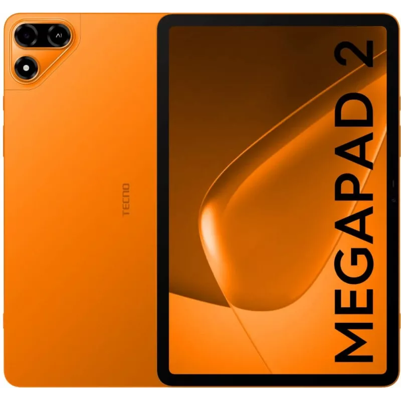 Планшет Tecno MegaPad 2 T1103 G99 (2.2) 8C RAM6Gb ROM128Gb 10.95" IPS 2560x1600 4G Android 16 оранжевый 8Mpix 8Mpix BT WiFi microSD 2Tb 8200mAh 1776hrs