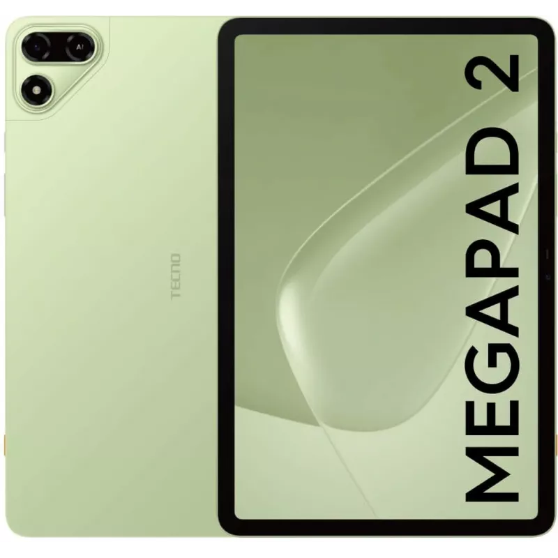 Планшет Tecno MegaPad 2 T1103 G99 (2.2) 8C RAM6Gb ROM128Gb 10.95" IPS 2560x1600 4G Android 16 зеленый 8Mpix 8Mpix BT WiFi microSD 2Tb 8200mAh 1776hrs
