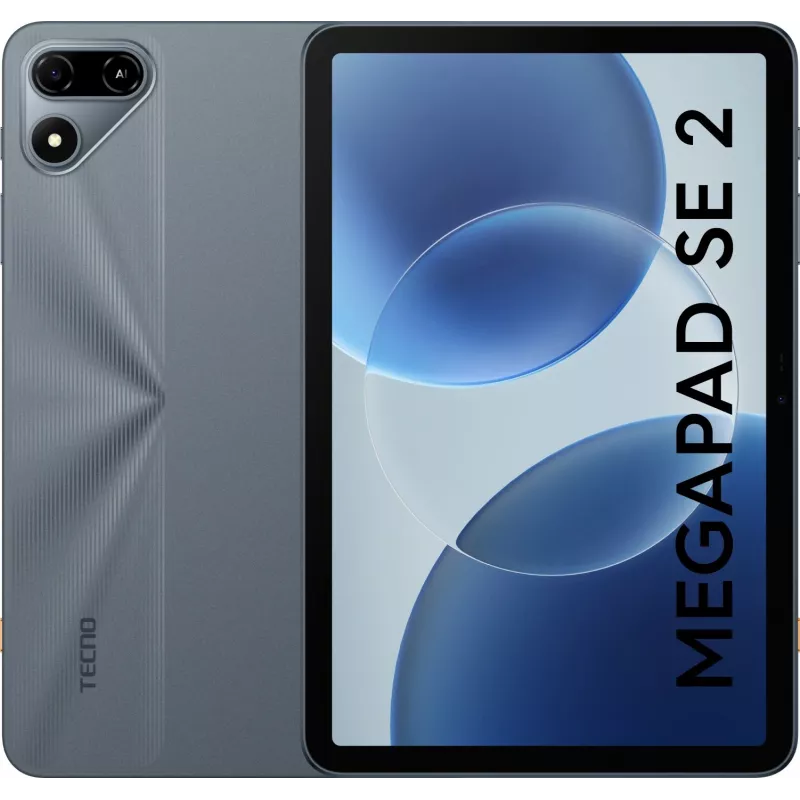 Планшет Tecno MegaPad SE 2 T1002 MT8786 (2.0) 8C RAM4Gb ROM256Gb 9.65" IPS 2048x1280 4G Android 16 серый 8Mpix 8Mpix BT WiFi microSD 2Tb 7000mAh 147hr