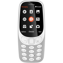 Мобильный телефон Nokia 3310 dual sim 2017 серый моноблок 2Sim 2.4