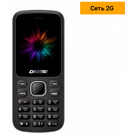 Мобильный телефон Digma A172 Linx 32Mb черный моноблок 2Sim 1.77
