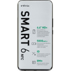 Смартфон Infinix X6511 Smart 6 32Gb 2Gb черный моноблок 3G 4G 2Sim 6.6" 720x1600 Android 11 Go edition 8Mpix 802.11 b/g/n NFC GPS GSM900/1800 GSM1900 TouchSc FM microSD max512Gb