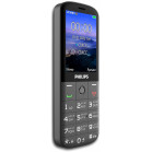 Мобильный телефон Philips E227 Xenium 32Mb темно-серый моноблок 2Sim 2.8