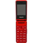 Мобильный телефон Philips E2601 Xenium красный раскладной 2Sim 2.4