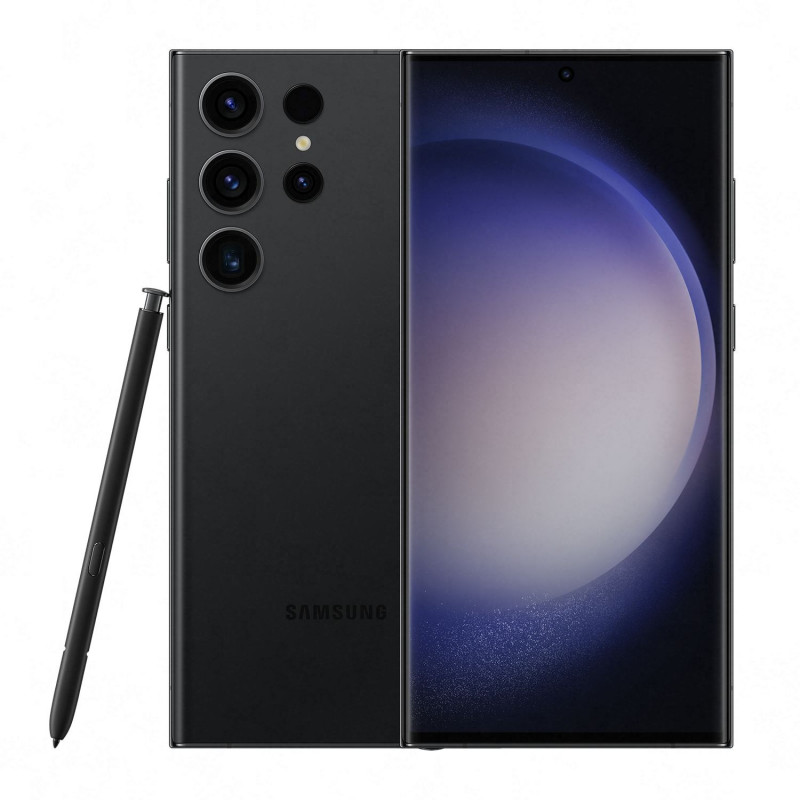 Смартфон Samsung SM-S918B Galaxy S23 Ultra 5G 256Gb 12Gb черный фантом моноблок 3G 4G 2Sim 6.8