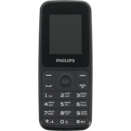 Мобильный телефон Philips E125 Xenium 32Mb черный моноблок 2Sim 1.77