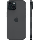 Смартфон Apple A3090 iPhone 15 256Gb черный моноблок 3G 4G 1Sim 6.1" 1179x2556 iOS 17 48Mpix 802.11 a/b/g/n/ac/ax NFC GPS GSM900/1800 Protect