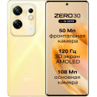 Смартфон Infinix X6731B Zero 30 256Gb 8Gb золотой моноблок 3G 4G 2Sim 6.78" 1080x2400 Android 13 108Mpix 802.11 a/b/g/n/ac NFC GPS GSM900/1800 GSM1900 TouchSc Protect FM
