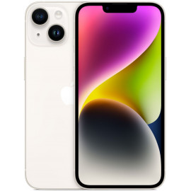 Смартфон Apple A2882 iPhone 14 256Gb 6Gb сияющая звезда моноблок 3G 4G 2Sim 6.1" 1170x2532 iOS 16 12Mpix 802.11 a/b/g/n/ac/ax NFC GPS GSM900/1800 GSM1900 Protect