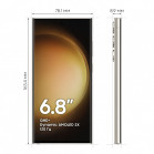 Смартфон Samsung SM-S918B Galaxy S23 Ultra 5G 512Gb 12Gb кремовый моноблок 3G 4G 2Sim 6.8" 1440x3088 Android 13 200Mpix 802.11 a/b/g/n/ac/ax NFC GPS GSM900/1800 GSM1900 TouchSc Protect