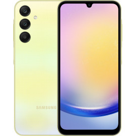 Смартфон Samsung SM-A256E Galaxy A25 256Gb 8Gb желтый моноблок 3G 4G 2Sim 6.5" 1080x2340 Android 14 50Mpix 802.11 a/b/g/n/ac NFC GPS GSM900/1800 GSM1900 TouchSc microSD max1024Gb