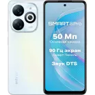 Смартфон Infinix X6525B Smart 8 Pro 128Gb 8Gb белый моноблок 3G 4G 2Sim 6.56" 720x1612 Android 13 50Mpix 802.11 a/b/g/n/ac GPS GSM900/1800 GSM1900 TouchSc Protect FM microSD max2048Gb
