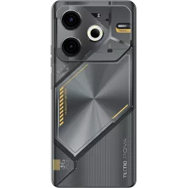 Смартфон Tecno Pova 6 256Gb 12Gb серый моноблок 3G 4G 2Sim 6.8" 1080x2460 Android 14 108Mpix 802.11 a/b/g/n/ac NFC GPS GSM900/1800 Protect FM