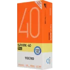 Смартфон Tecno Spark 40 Pro 256Gb 8Gb синий моноблок 3G 4G 2Sim 6.78" 1224x2720 Android 15 50Mpix 802.11 a/b/g/n/ac/ax NFC GPS GSM900/1800 Protect FM