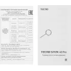 Смартфон Tecno Spark 40 Pro 256Gb 8Gb титан моноблок 3G 4G 2Sim 6.78" 1224x2720 Android 15 50Mpix 802.11 a/b/g/n/ac/ax NFC GPS GSM900/1800 Protect FM