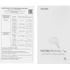 Смартфон Tecno Pova 7 5G 256Gb 8Gb черный моноблок 3G 4G 2Sim 6.78" 1080x2460 Android 15 50Mpix 802.11 a/b/g/n/ac/ax NFC GPS GSM900/1800 Protect microSD max1024Gb