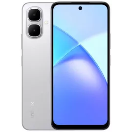 Смартфон Infinix X6725D Smart 10 128Gb 4Gb серебристый титан моноблок 3G 4G 2Sim 6.67" 720x1600 Android 15 8Mpix 802.11 a/b/g/n/ac NFC GPS Protect FM microSD max2048Gb