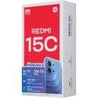 Смартфон Xiaomi Redmi 15C 256Gb 8Gb полночный черный моноблок 3G 4G 2Sim 6.9" 720x1600 Android 15 50Mpix 802.11 a/b/g/n NFC GPS Protect FM microSD max1024Gb