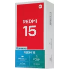 Смартфон Xiaomi Redmi 15 128Gb 6Gb титановый моноблок 3G 4G 2Sim 6.9" 1080x2340 Android 15 50Mpix 802.11 a/b/g/n/ac NFC GPS Protect FM microSD max2048Gb
