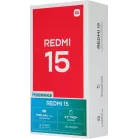 Смартфон Xiaomi Redmi 15 256Gb 8Gb титановый моноблок 3G 4G 2Sim 6.9" 1080x2340 Android 15 50Mpix 802.11 a/b/g/n/ac NFC GPS Protect FM microSD max2048Gb