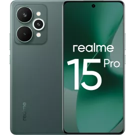 Смартфон Realme RMX5101 15 Pro 512Gb 12Gb зеленый моноблок 3G 4G 6.78" 1264x2780 Android 15 50Mpix 802.11 a/b/g/n/ac/6 NFC GPS GSM900/1800 GSM1900