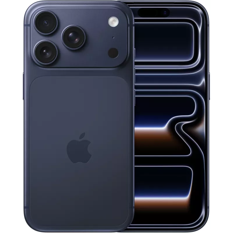 Смартфон Apple A3523 iPhone 17 Pro 1Tb 12Gb темно-синий моноблок 3G 4G 1Sim 6.3" 1206x2622 iOS 26 48Mpix 802.11 a/b/g/n/ac/ax/be NFC GPS Protect