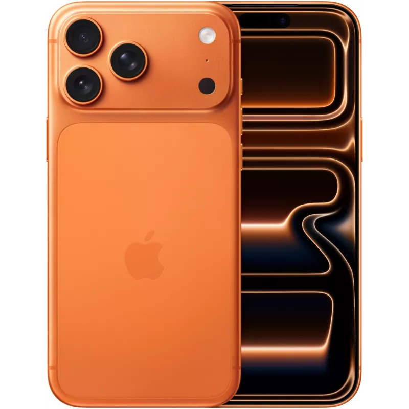Смартфон Apple A3526 iPhone 17 Pro Max 2Tb 12Gb оранжевый моноблок 3G 4G 1Sim 6.9" 1320x2868 iOS 26 48Mpix 802.11 a/b/g/n/ac/ax/be NFC GPS Protect