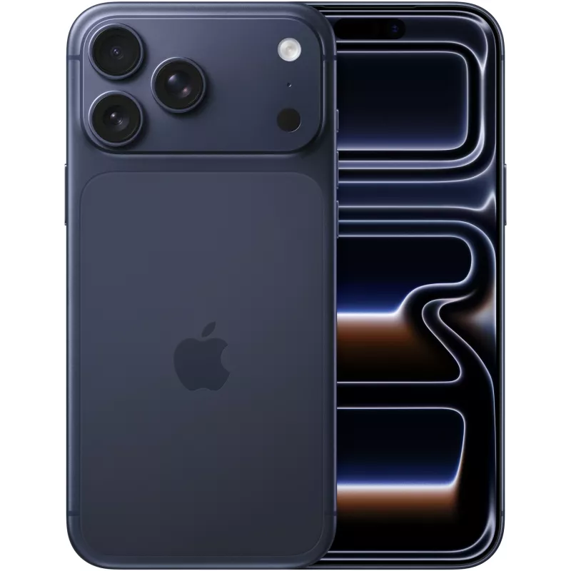 Смартфон Apple A3526 iPhone 17 Pro Max 2Tb 12Gb темно-синий моноблок 3G 4G 1Sim 6.9" 1320x2868 iOS 26 48Mpix 802.11 a/b/g/n/ac/ax/be NFC GPS Protect