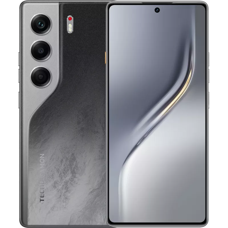Смартфон Tecno Camon 40 128Gb 8Gb черный моноблок 3G 4G 2Sim 6.78" 1080x2436 Android 15 50Mpix 802.11 a/b/g/n/ac NFC GPS GSM900/1800 GSM1900 Protect FM microSD max1024Gb