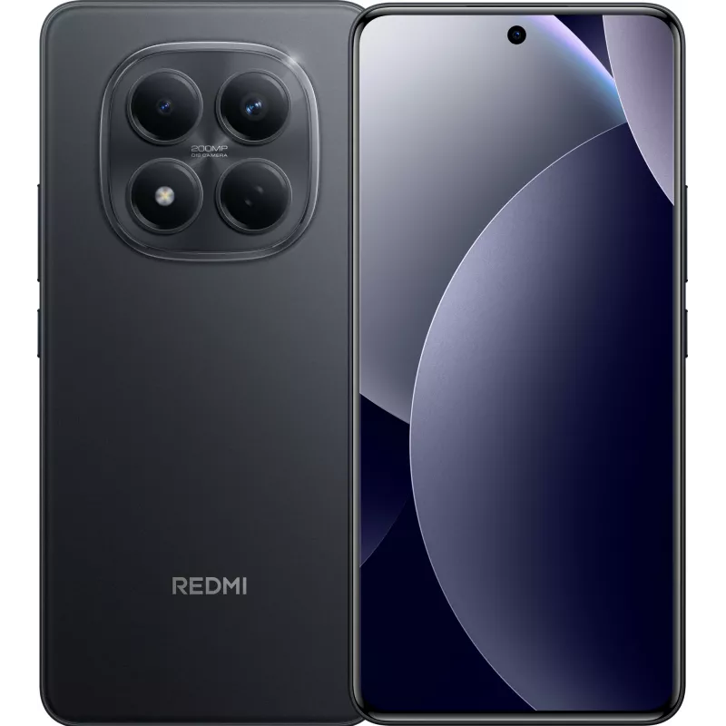 Смартфон Xiaomi Redmi Note 15 Pro 512Gb 12Gb черный моноблок 3G 4G 2Sim 6.77" 1080x2392 Android 15 200Mpix 802.11 a/b/g/n/ac NFC GPS GSM900/1800 GSM1900 Protect microSD max2048Gb