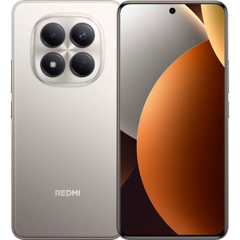 Смартфон Xiaomi Redmi Note 15 Pro 512Gb 12Gb титановый моноблок 3G 4G 2Sim 6.77" 1080x2392 Android 15 200Mpix 802.11 a/b/g/n/ac NFC GPS GSM900/1800 GSM1900 Protect microSD max2048Gb