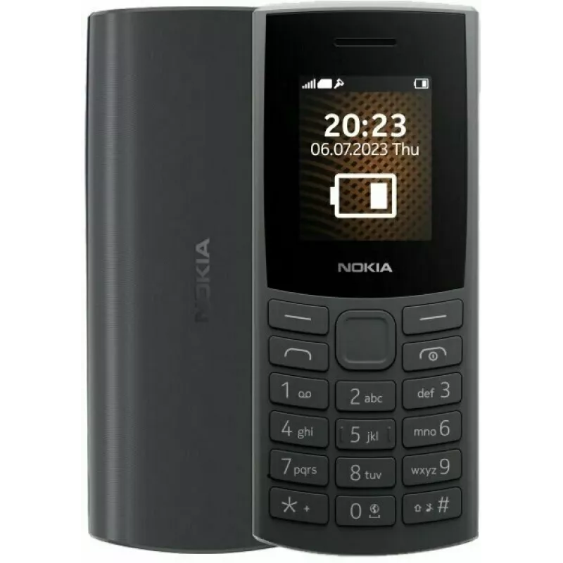 Мобильный телефон Nokia 105 SS TA-1569 0.048 черный моноблок 1Sim 1.8" 120x160 Series 30+ GSM900/1800 GSM1900 FM