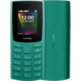 Мобильный телефон Nokia 106 DS TA-1564 зеленый моноблок 2Sim 1.8" 120x160 Series 30+ GSM900/1800 GSM1900 FM microSD max32Gb