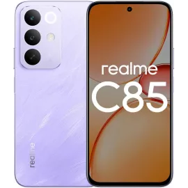 Смартфон Realme RMX5566 C85 256Gb 8Gb фиолетовый моноблок 3G 4G 2Sim 6.8" 720x1570 Android 15 50Mpix 802.11 a/b/g/n/ac NFC GPS GSM900/1800 GSM1900 Protect microSD max2048Gb