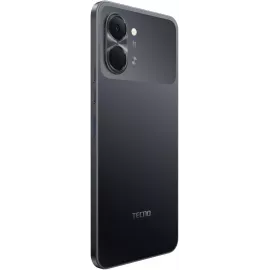 Смартфон Tecno Spark Go 3 128Gb 4Gb черный моноблок 3G 4G 2Sim 6.75" 720x1600 Android 15 13Mpix 802.11 a/b/g/n/ac GPS GSM900/1800 Protect microSD max1024Gb