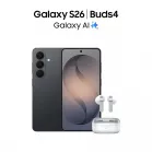 Смартфон Samsung SM-S942B Galaxy S26 512Gb 12Gb черный моноблок 3G 4G 2Sim 6.3" 1080x2340 Android 16 50Mpix 802.11 a/b/g/n/ac/ax/be NFC GPS GSM900/1800 GSM1900 Protect