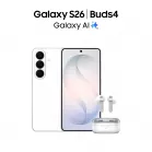 Смартфон Samsung SM-S942B Galaxy S26 256Gb 12Gb белый моноблок 3G 4G 2Sim 6.3" 1080x2340 Android 16 50Mpix 802.11 a/b/g/n/ac/ax/be NFC GPS GSM900/1800 GSM1900 Protect