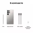 Смартфон Samsung SM-S938B Galaxy S25 Ultra 256Gb 12Gb серый титан моноблок 3G 4G 2Sim 6.9" 1440x3120 Android 15 200Mpix 802.11 a/b/g/n/ac/ax/be NFC GPS GSM900/1800 GSM1900 Protect