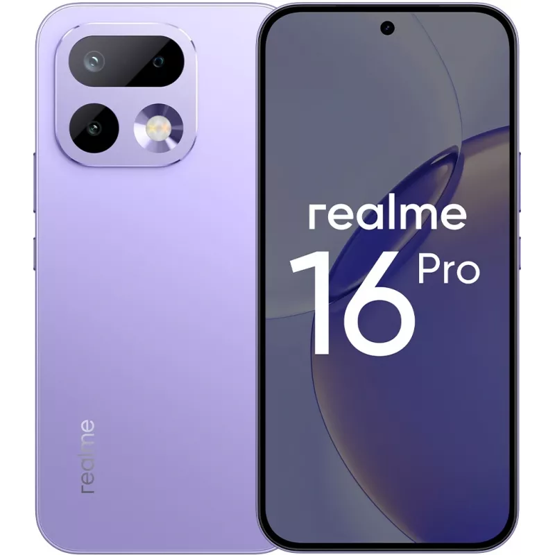 Смартфон Realme RMX5120 16 Pro 256Gb 8Gb сиреневый моноблок 3G 4G 2Sim 6.78" 1272x2772 Android 16 200Mpix 802.11 a/b/g/n/ac/ax NFC GPS GSM900/1800 GSM1900 Protect