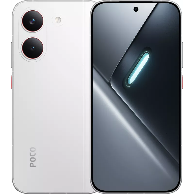 Смартфон Xiaomi Poco X8 Pro 512Gb 12Gb белый моноблок 3G 4G 2Sim 6.59" 1268x2756 Android 15 50Mpix 802.11 a/b/g/n/ac/ax NFC GPS Protect