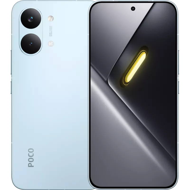 Смартфон Xiaomi Poco X8 Pro Max 256Gb 12Gb голубой моноблок 3G 4G 2Sim 6.83" 1280x2772 Android 15 50Mpix 802.11 a/b/g/n/ac/ax NFC GPS Protect
