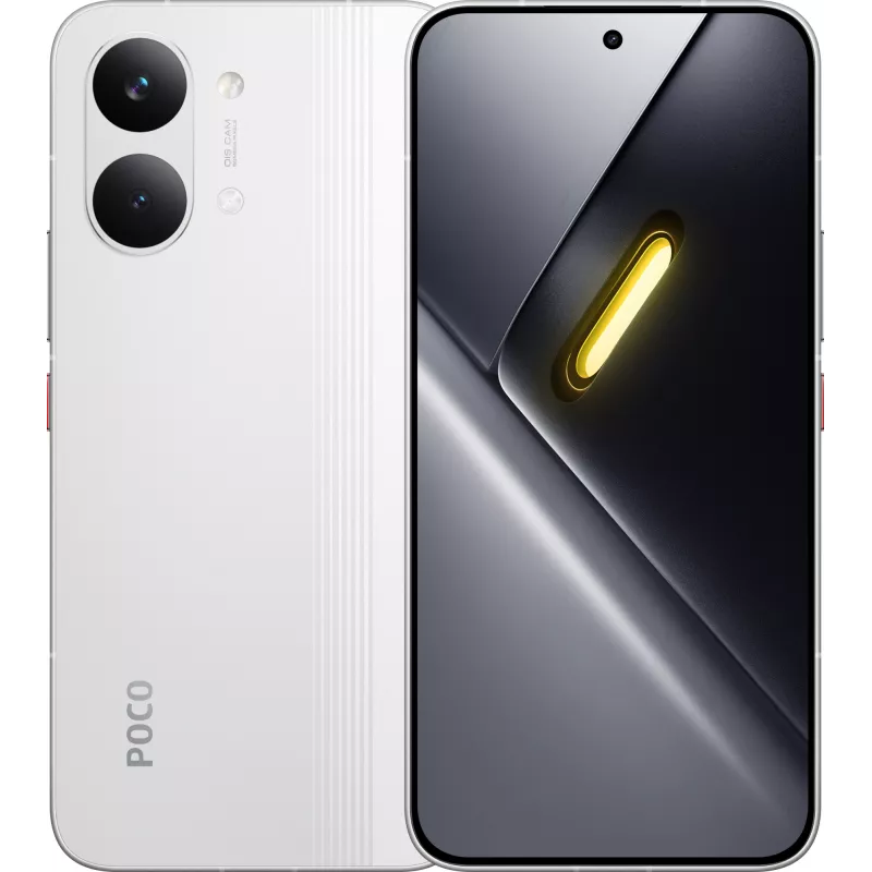 Смартфон Xiaomi Poco X8 Pro Max 256Gb 12Gb белый моноблок 3G 4G 2Sim 6.83" 1280x2772 Android 15 50Mpix 802.11 a/b/g/n/ac/ax NFC GPS Protect