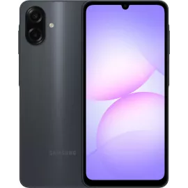 Смартфон Samsung SM-A075F Galaxy A07 64Gb 4Gb черный моноблок 3G 4G 2Sim 6.7" 720x1600 Android 15 50Mpix 802.11 a/b/g/n/ac GPS GSM900/1800 GSM1900 Protect microSD max2048Gb