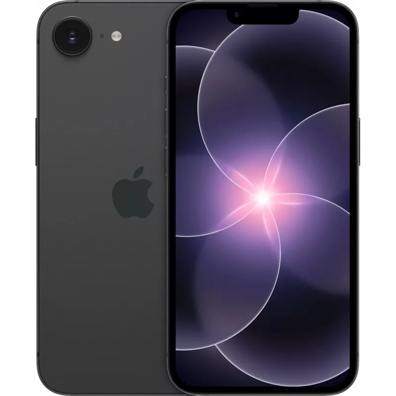 Смартфон Apple A3634 iPhone 17e 256Gb 8Gb черный моноблок 3G 4G 1Sim 6.1" 1170x2532 iOS 26 48Mpix 802.11 a/b/g/n/ac/ax NFC GPS Protect