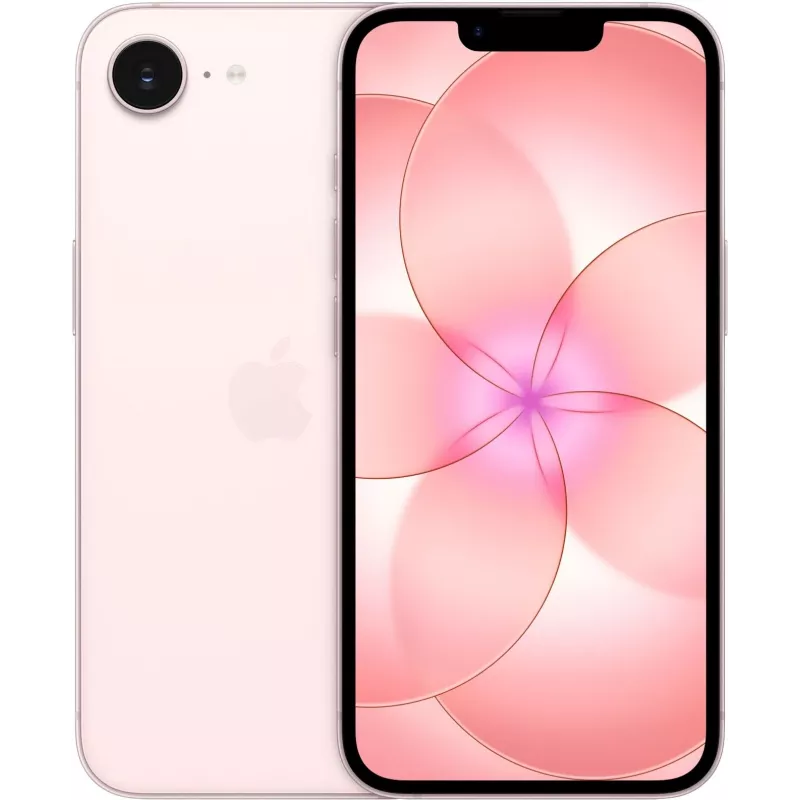 Смартфон Apple A3634 iPhone 17e 256Gb 8Gb розовый моноблок 3G 4G 1Sim 6.1" 1170x2532 iOS 26 48Mpix 802.11 a/b/g/n/ac/ax NFC GPS Protect