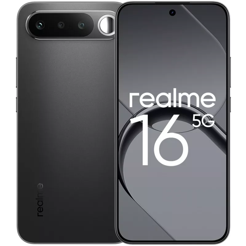 Смартфон Realme RMX5171 16 5G 256Gb 8Gb черный моноблок 3G 4G 2Sim 6.57" 1080x2372 Android 16 50Mpix 802.11 a/b/g/n/ac NFC GPS GSM900/1800 GSM1900 Protect microSD max2048Gb