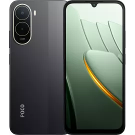 Смартфон Xiaomi Poco C81 Pro 64Gb 4Gb черный моноблок 3G 4G 2Sim 6.9" 720x1600 Android 13Mpix 802.11 a/b/g/n/ac NFC GPS GSM1900 microSD max1024Gb